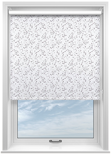 Laurel Leaves, Grape - Roller Blind